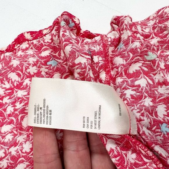 Free People Red Floral Midi Dress - Picture 11 of 15